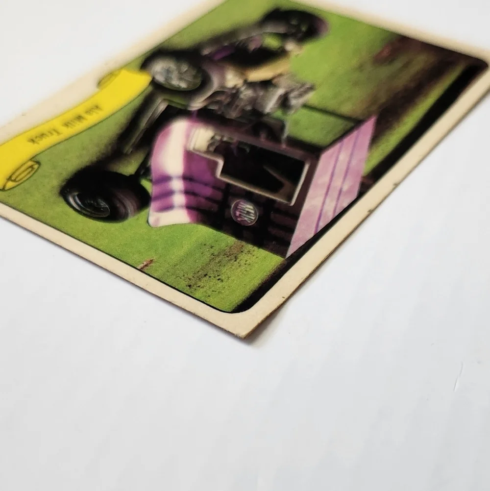 🏎️ Vintage 1970 Fleer GEORGE BARRIS Kustom City Sticker - ALA MILK TRUCK 🥛